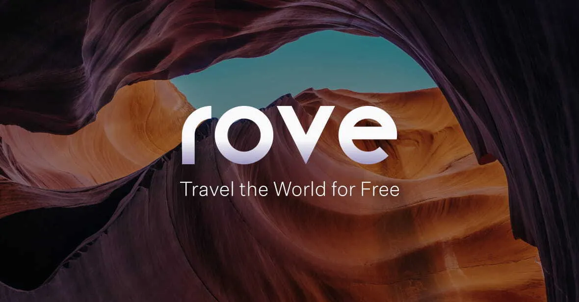 Rove Miles: logo oficial, Travel the World for Free