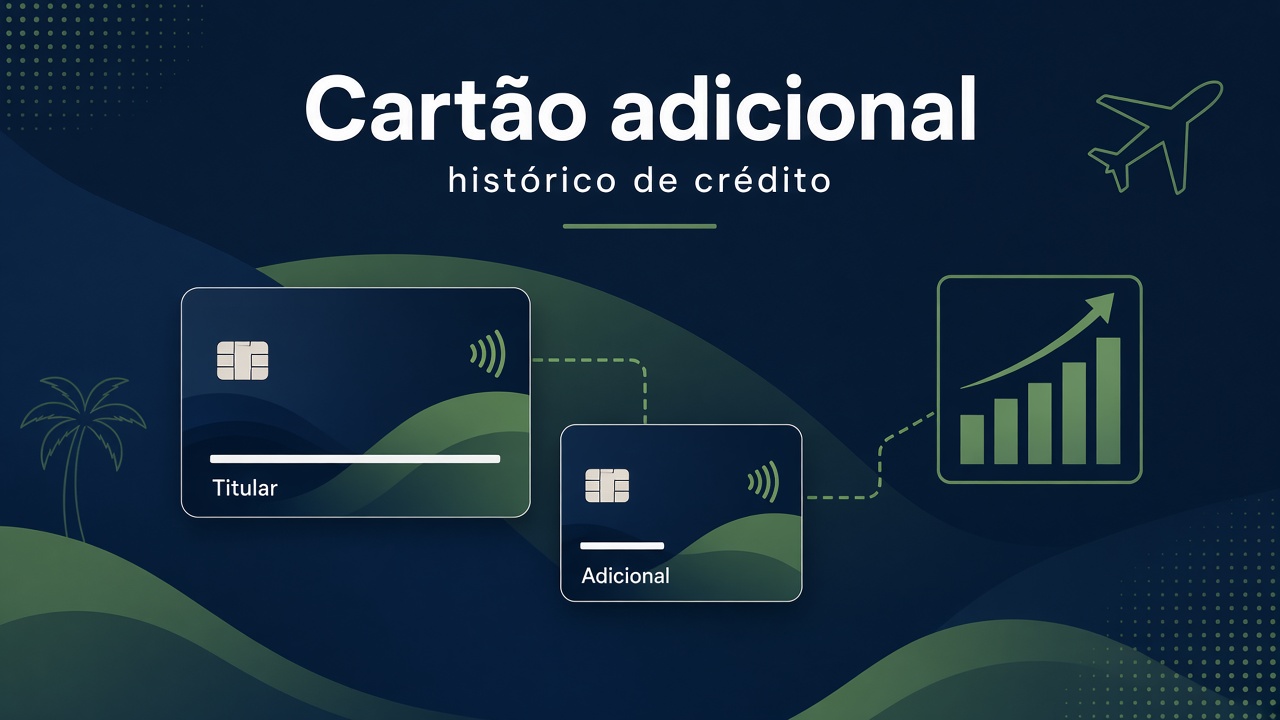 Cartão adicional e histórico de crédito americano