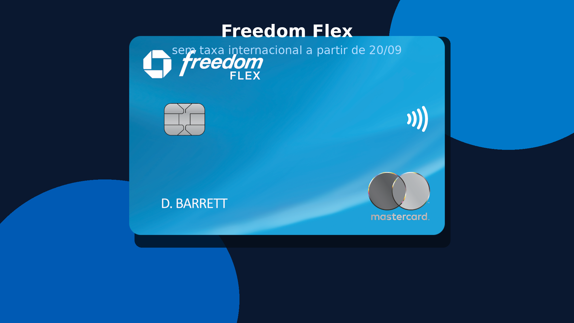 Freedom Flex sem taxa internacional a partir de 20/09
