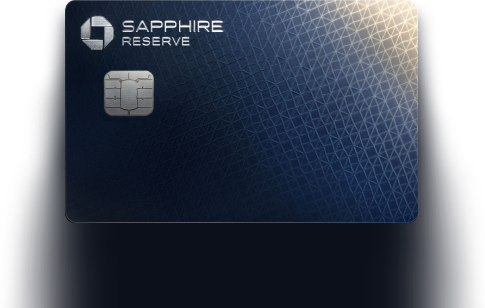 Cartão Chase Sapphire Reserve pessoal azul, imagem oficial da Chase